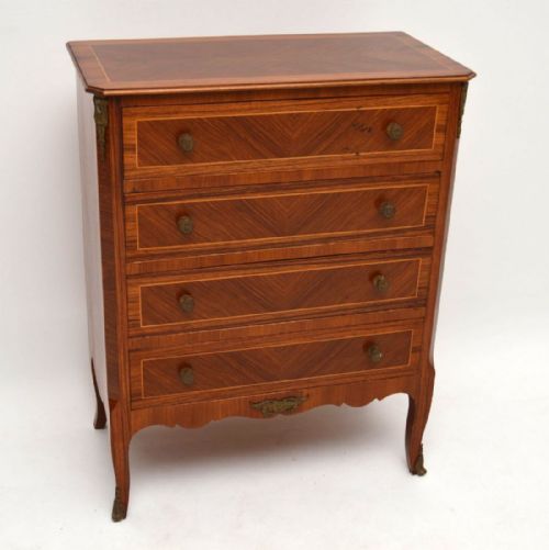 Antique French Kingwood & Rosewood Commode Chest