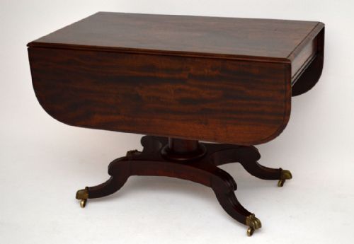 Antique Regency Cuban Mahogany Pembroke Table