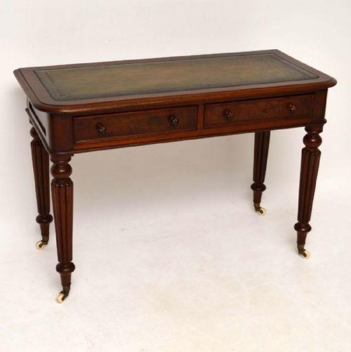 Antique William IV Mahogany Desk / Writing Table
