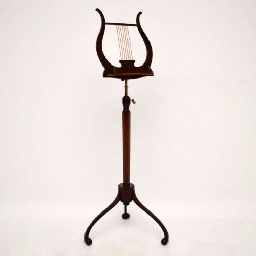 Antique Regency Mahogany Music Stand