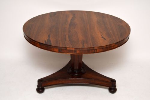 Antique William IV Rosewood Circular Dining Table