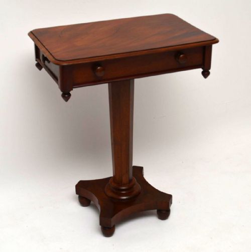 Antique William IV Mahogany Side Table