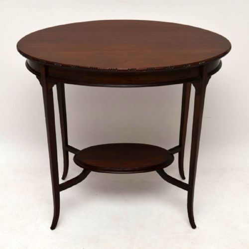Antique Edwardian Mahogany Occasional Table