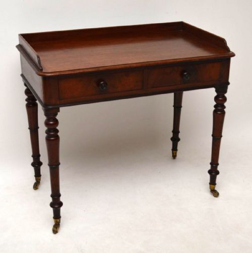 Antique Early Victorian Mahogany Writing Desk