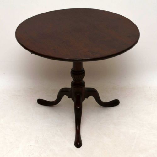 Antique Georgian Mahogany Snap Top Table