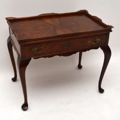 Antique Burr Walnut Side Table