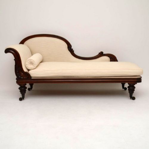 Antique William IV Rosewood Chaise Lounge