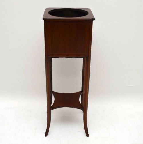 Antique Edwardian Mahogany Plant Stand
