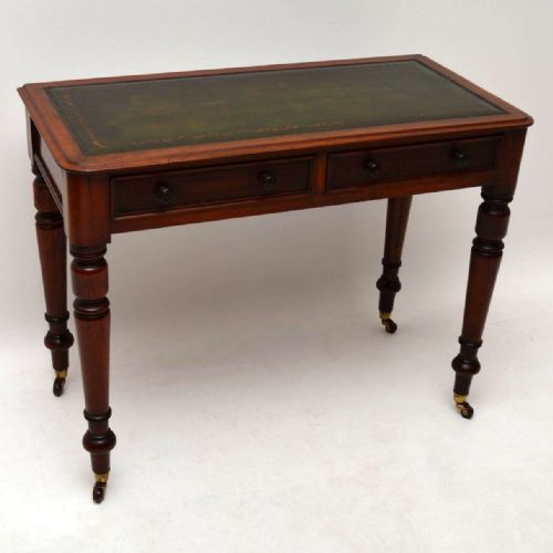 Antique Victorian Mahogany Writing Table / Desk