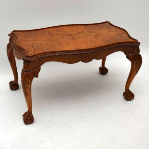 Antique Burr Walnut Coffee Table