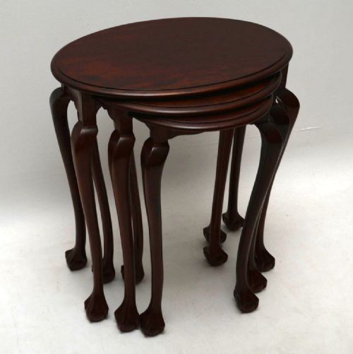 Antique Mahogany Nest of Tables