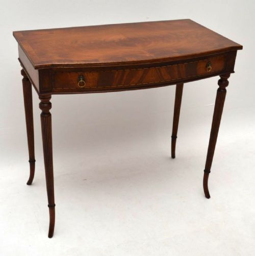 Antique Regency Style Mahogany Console / Side Table
