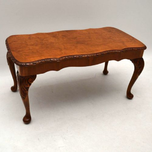 Antique Burr Walnut Coffee Table