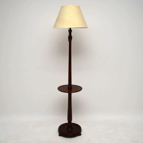 Antique Victorian Mahogany Lamp Stand