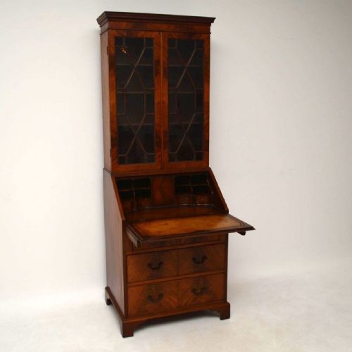 Antique Mahogany Bureau Bookcase