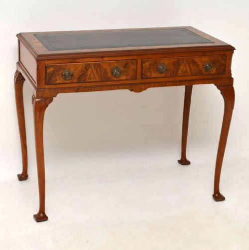Antique Burr Walnut Writing Table