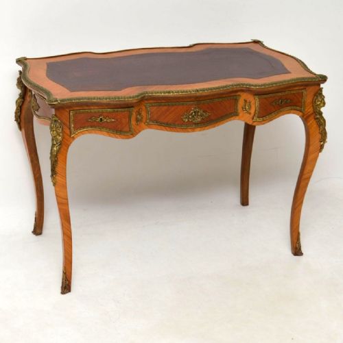 Antique French Ormolu Mounted Bureau Plat Desk