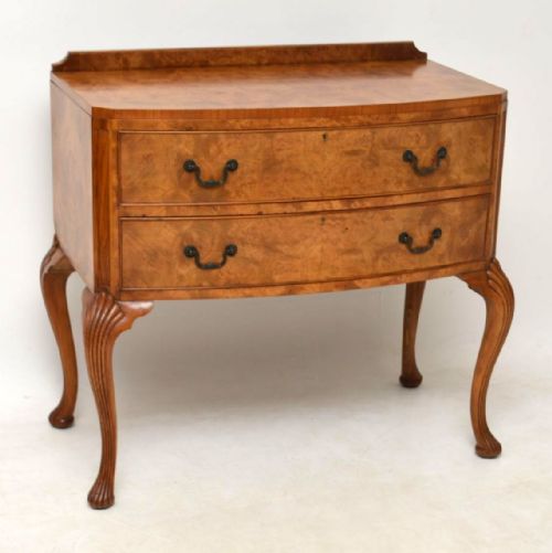 Antique Burr Walnut Server Table