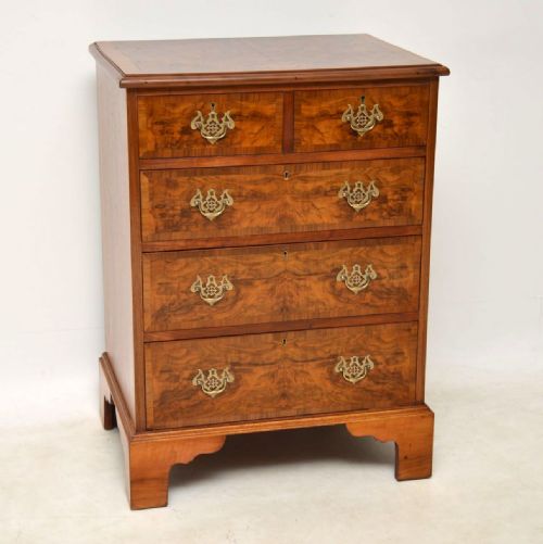 Antique 19th Century Burr Walnut Chest of Drawers
