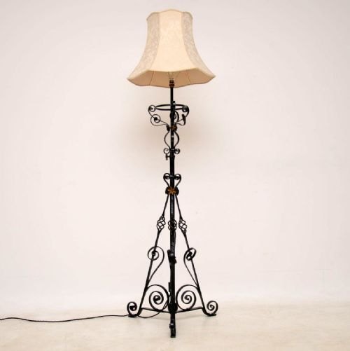 Antique Wrought Iron Telescopic Lamp