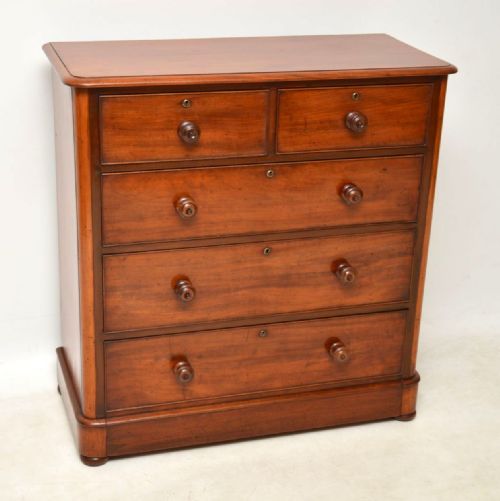 Antique Victorian Mahogany Chest of Drawers