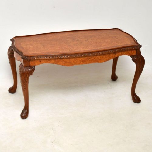 Antique Burr Walnut Coffee Table