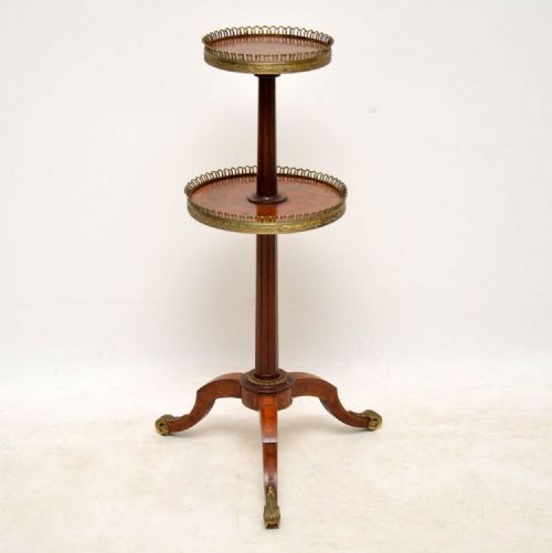 Antique French Inlaid Parquetry Etagere