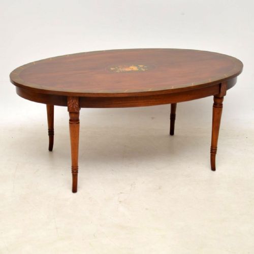 Antique Painted Mahogany Coffee Table