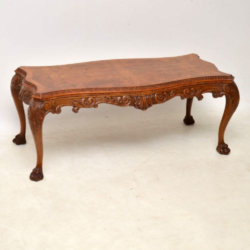 Antique Burr Walnut Coffee Table