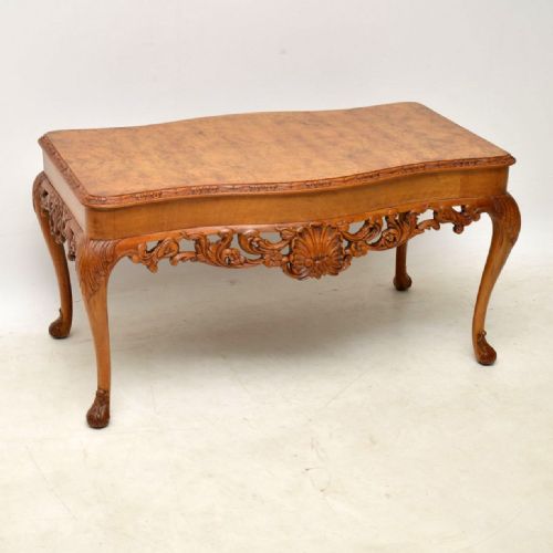 Antique Burr Walnut Coffee Table