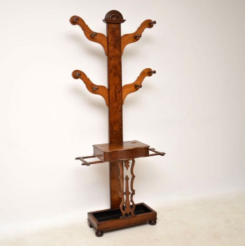 Antique Victorian Pollard Oak Tree Hall Stand
