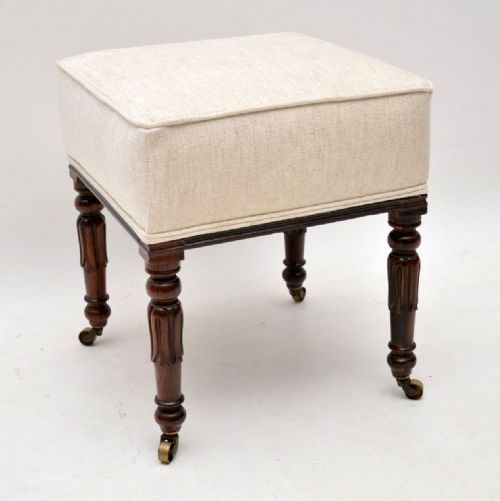 Antique William IV Rosewood Stool