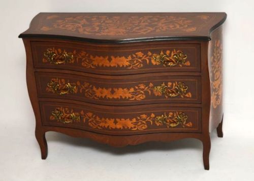 Antique Dutch Marquetry Commode