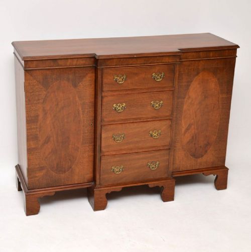 Antique Mahogany Breakfront Sideboard