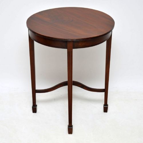 Antique Edwardian Mahogany Occasional Table