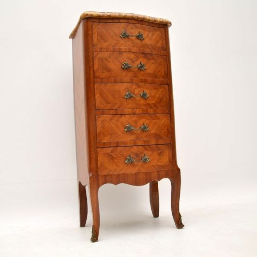 Antique French Marble Top Chest of Drawers