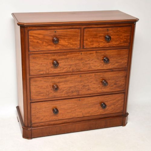Large Antique William IV Mahogany Chest of Drawers