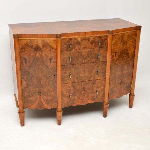 Art Deco Burr Walnut Sideboard