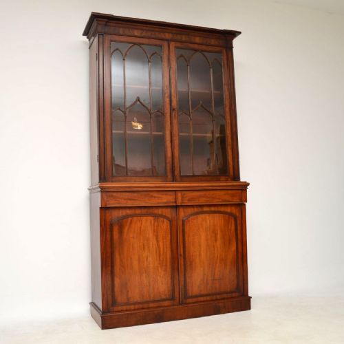 Antique George IV Mahogany Bookcase