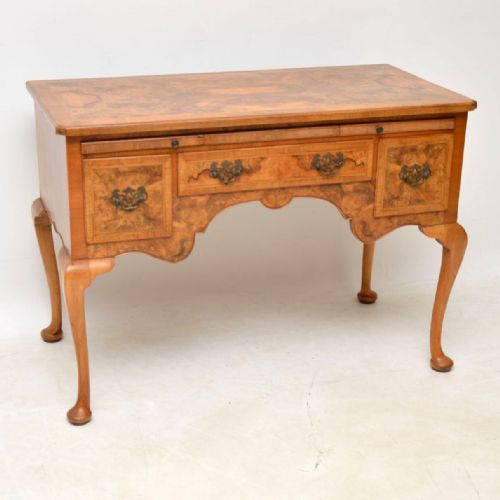 Antique Burr Walnut  Writing Table