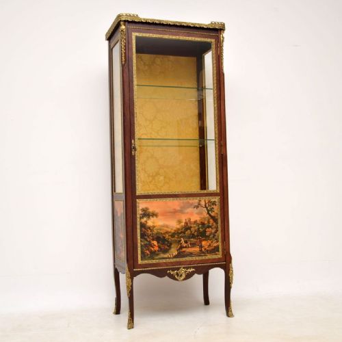 Antique French Ormolu Mounted Display Cabinet
