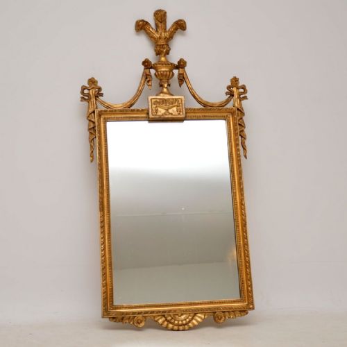 Antique Italian Gilt Wood Mirror