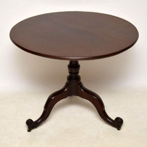 Antique George III Mahogany Tripod Table