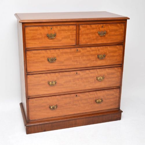 Antique Victorian Mellow Mahogany Chest of Drawers