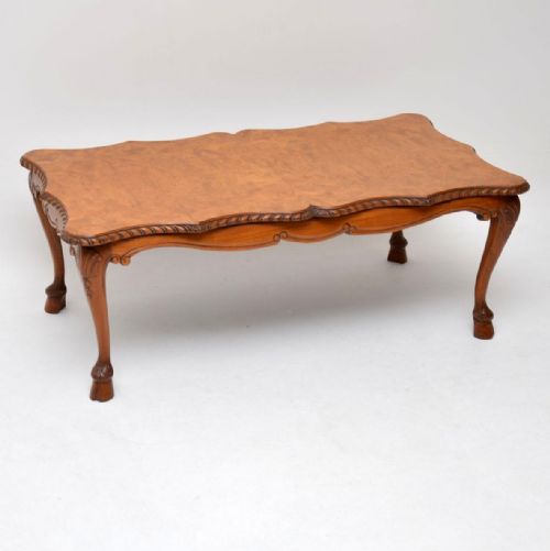 Antique Burr Walnut Coffee Table