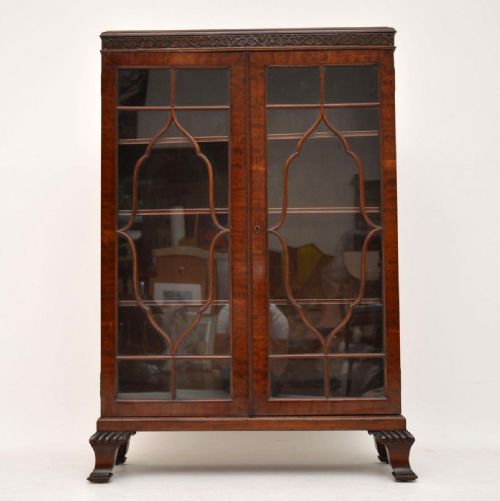 Antique Edwardian Mahogany Bookcase