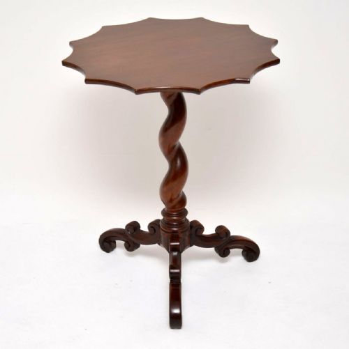 Antique Victorian Mahogany Barley Twist Table