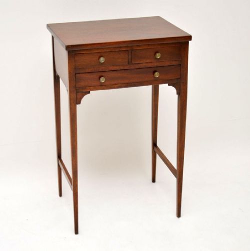 Antique George III Mahogany Side Table