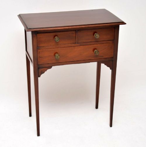 Antique Edwardian Mahogany Side Table