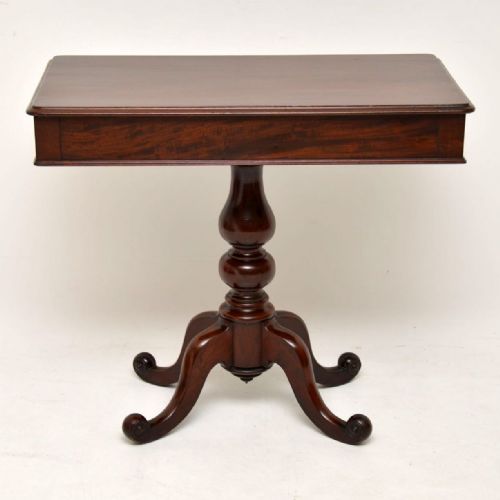 Antique Victorian Mahogany Console Table